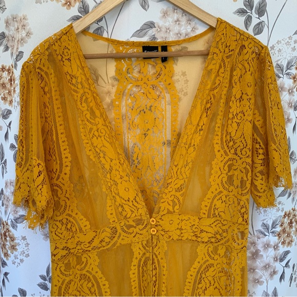 🌼SALE🌼 Cruel Denim Lace Kimono Duster - Picture 4 of 12